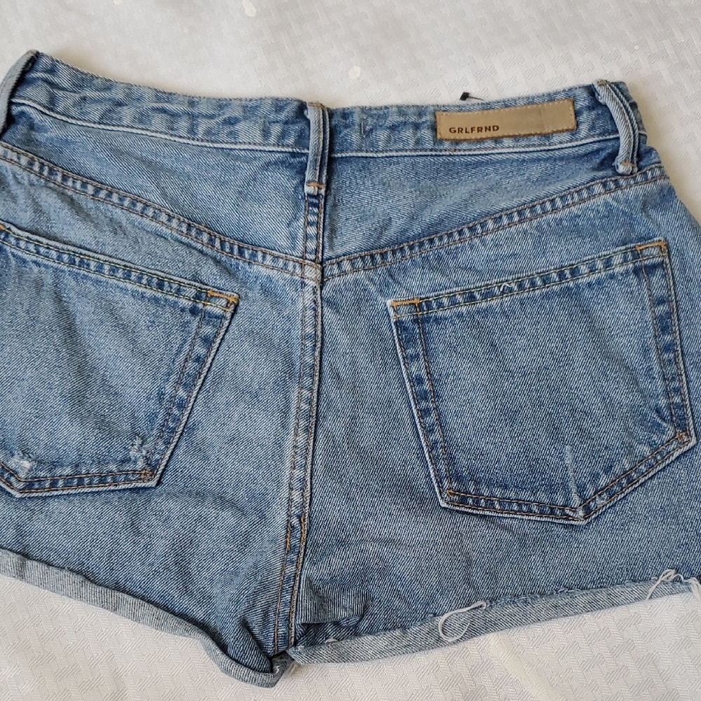 GRLFRND Vintage Wash Short Short  Jean Shorts - Picture 5 of 11